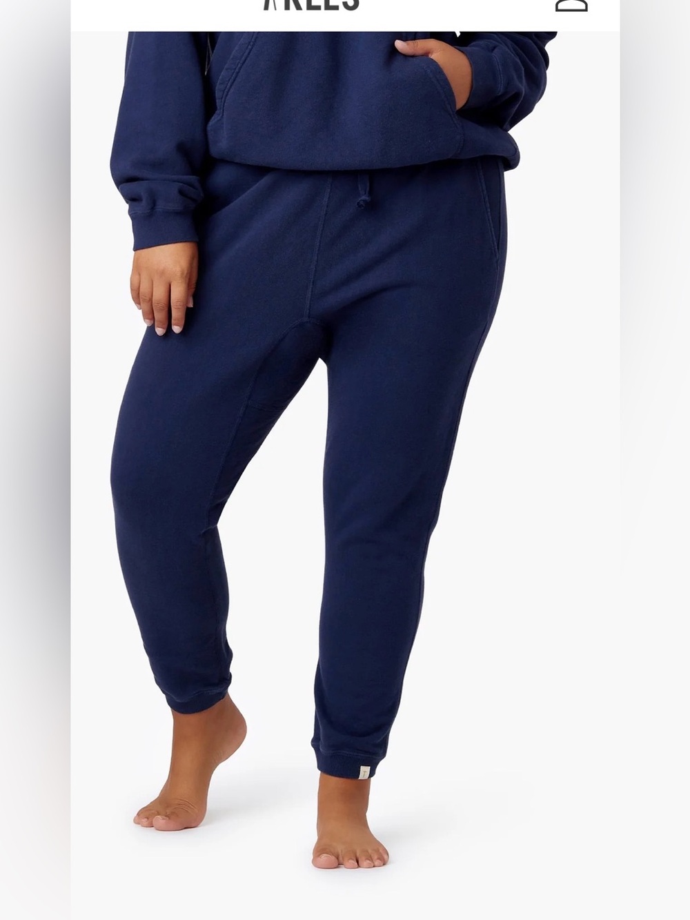 Tkees Core Jogger Sweatpants Drop Crotch Made in Canada , size 4/12 US
